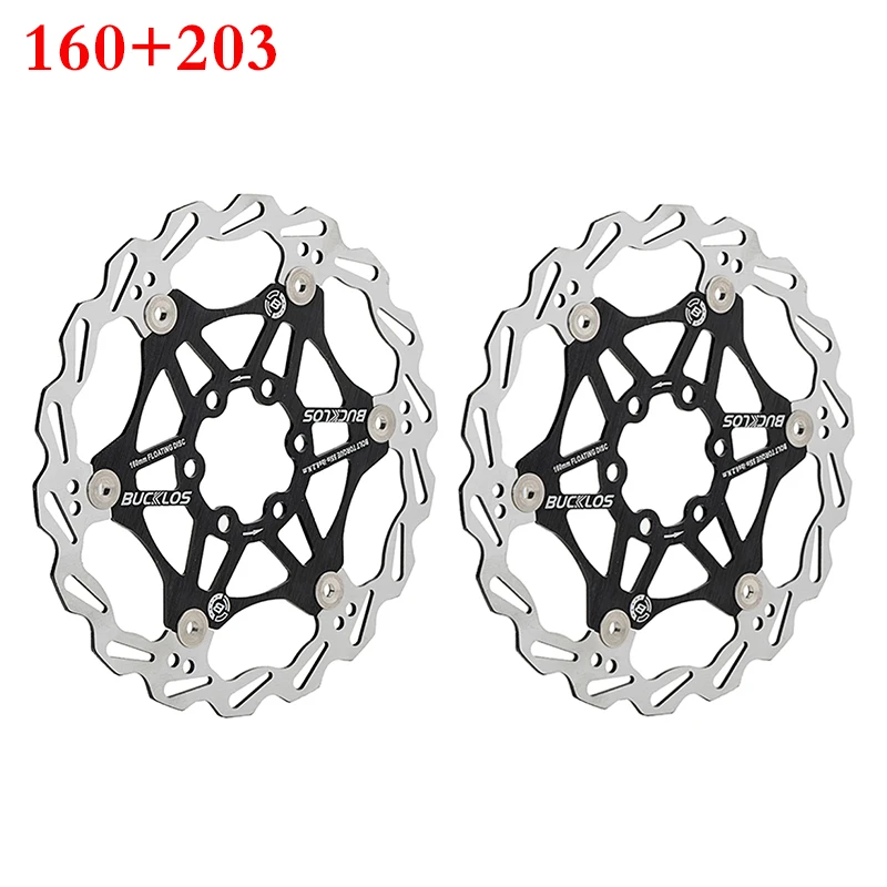 2PC 160-203mm Black