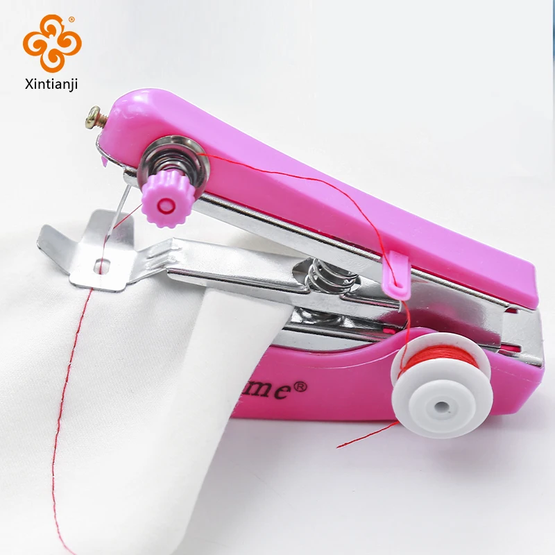 Sewing Machine Household Pocket Portable Tailoring Machine Hand-Held  Clothes Fabrics Stapler Sewing Device for Home Accessories - AliExpress