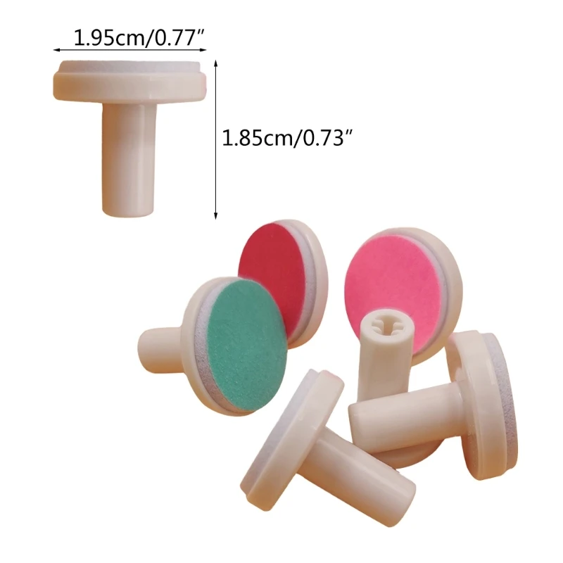 12Pcs/lot Electric Nails Trimmer Pads Replacement Grinding Heads for Baby Nails File Kids Trimmer Manicure Accessory 6