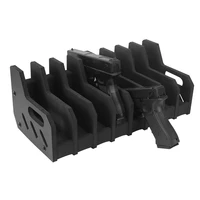 8/6/4 Slots Pistol Rack Gun Safe Glock Stand EVA Foam Unversal Handgun Holder Weapons Storage Support Airsoft Accessories 2