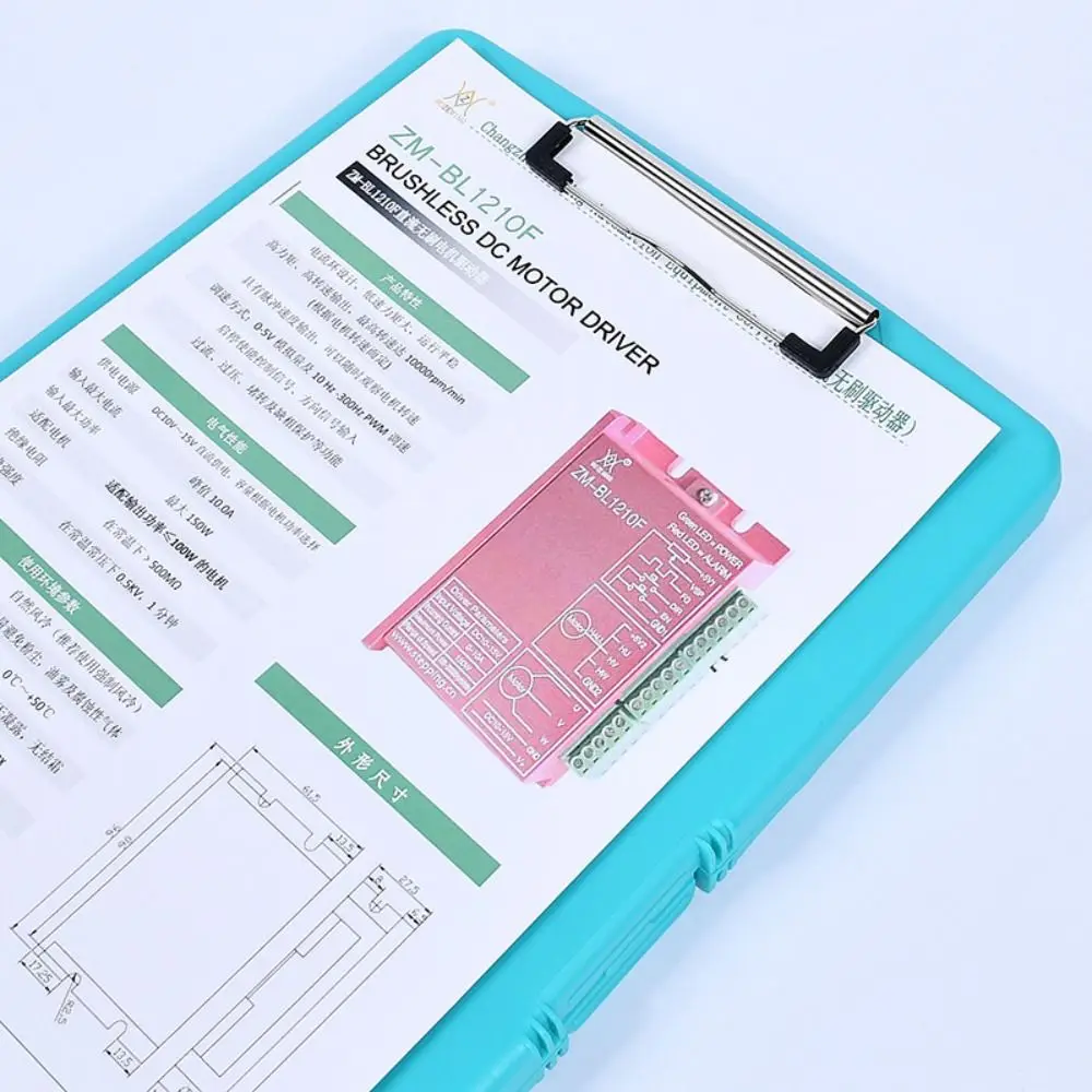 Plastic Storage Clipboard File Box Case Document File Folders Clipboard Writing Pad Stationery School Office Supplies transparent clipboard writing clipboard