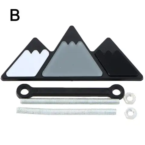 3 Color Grille Badge Emblem For Toyota TRD 4Runner 2018 2019 Car Tri Color Grill Acrylic Badge Accessories