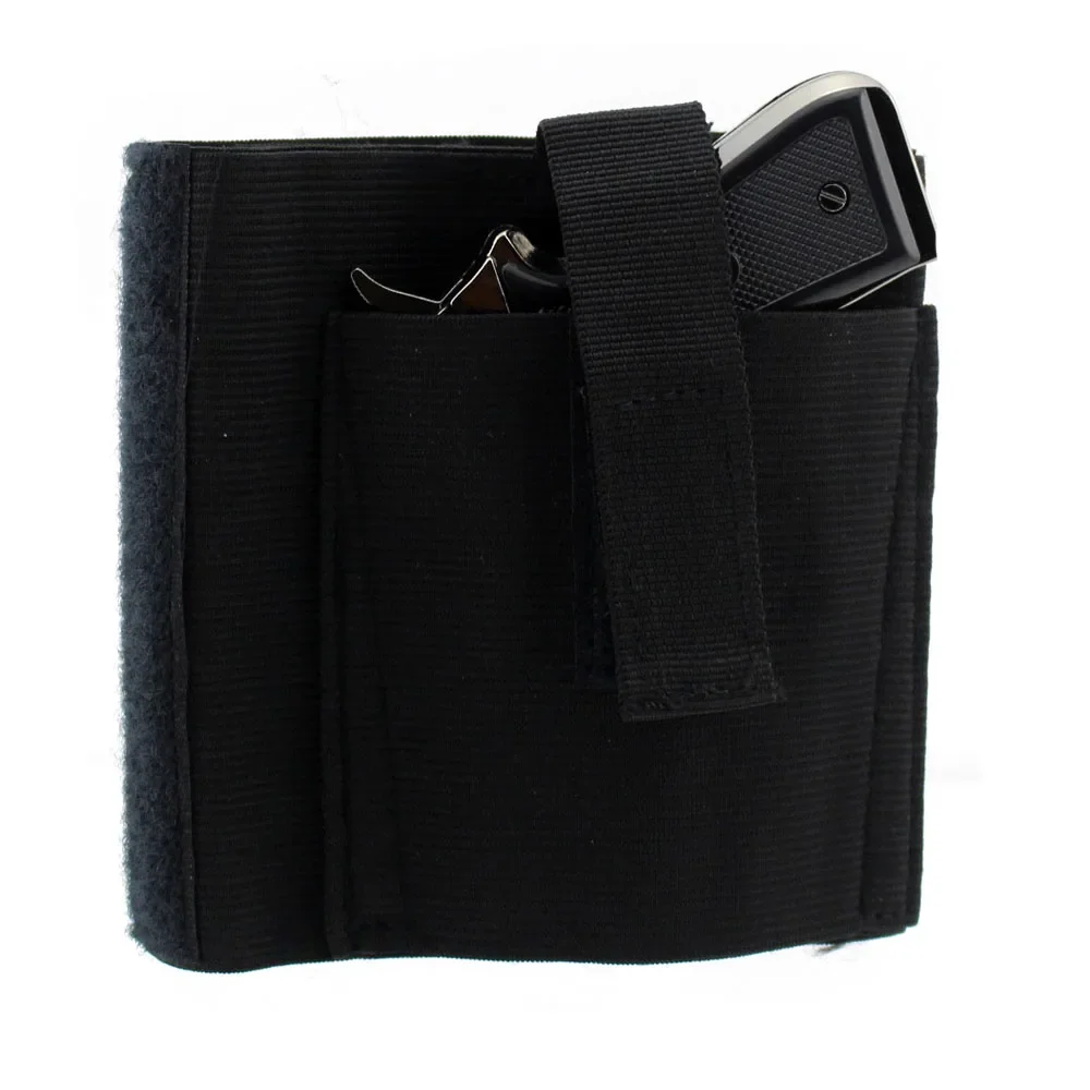 Pistol Holster Hunting Holster Gun Holster Gun Accessories Tactical Ankle Holster Drop Leg Gun Holder Right Left Leg Concealed Elastic Pouch Pistol Bag Hunting