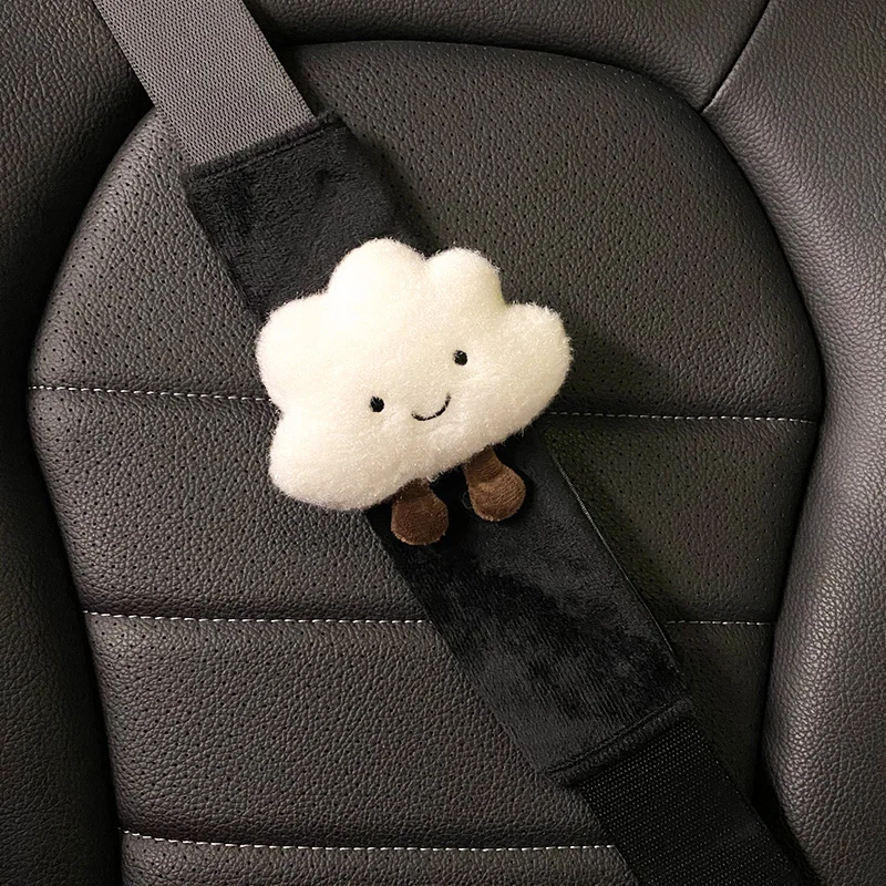

Car Styling Seat Belt Cover Shoulder Strap Harness Cushion Cartoon Cloud Car Seatbelt Shoulder Pad Protector Auto Neck Support