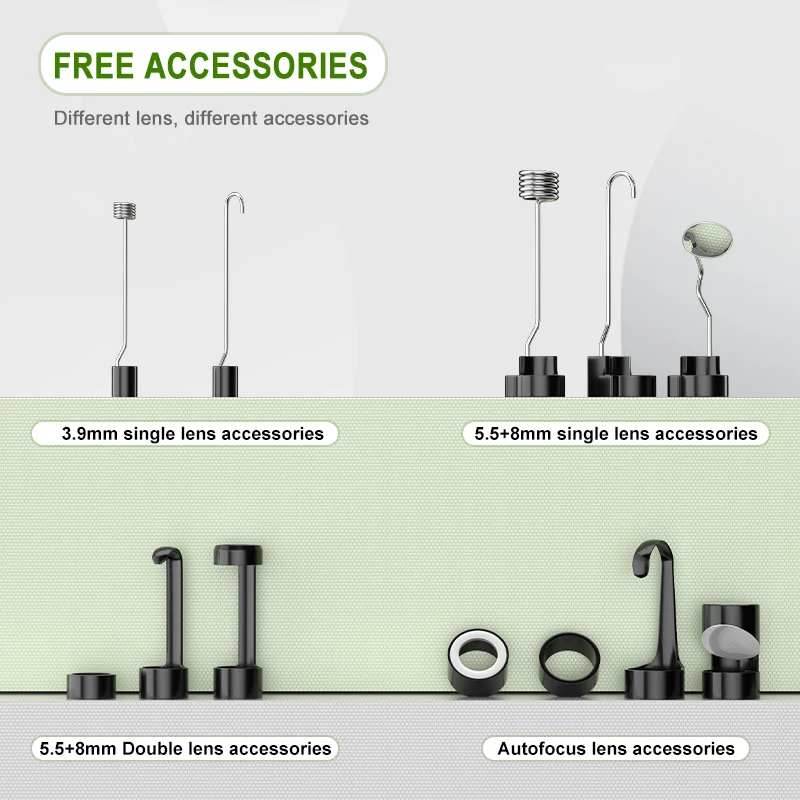 Endoscope Camera Cable Single Lens Dual Lens 8mm/5.5mm/3.9mm/Autofocus 8mm Rigid Cable Only Camera Cable Without Screen Monitor 6