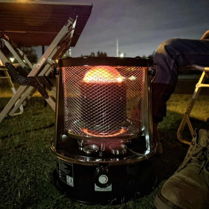 Kerosene Stove Heater for Indoor Camping,5.2L Large Kerosene Stove Heater for Heating,Cooking,Garage,Camping Portable Heater 5