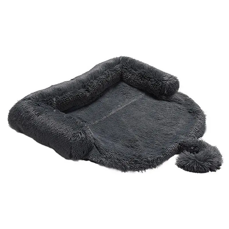 

Winter Pet Plush Bed Removable Dog Crate Kennel Pad Pet Beds Non-Slip Pet Bed Sleeping Mat Detachable Winter Warm Pet Bed Dog