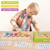 Baby Color Matching Slide Puzzle Board Game Montessori Parish Toy Logice Thinking Education Toy Preschool Activity for Toddlers 2