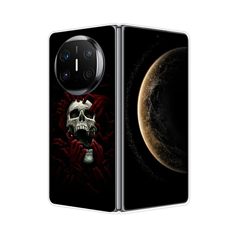 Clear Hard PC Phone Case with Transparent Flower Pattern