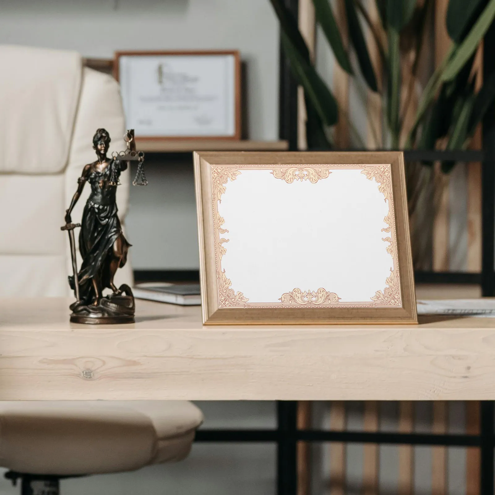 30Pcs 인증서 내부 용지 간단한 디자인 인쇄 가능한 빈 인증서 용지 상, 졸업장, 학위 인정용