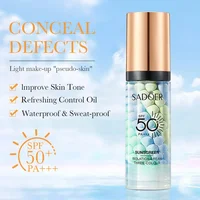 SPF50+ Makeup Primer Moisturizing Isolation Cream Invisible Pores Facial Base Brighten Correcting Skin Tone Refreshing Cosmetics 2