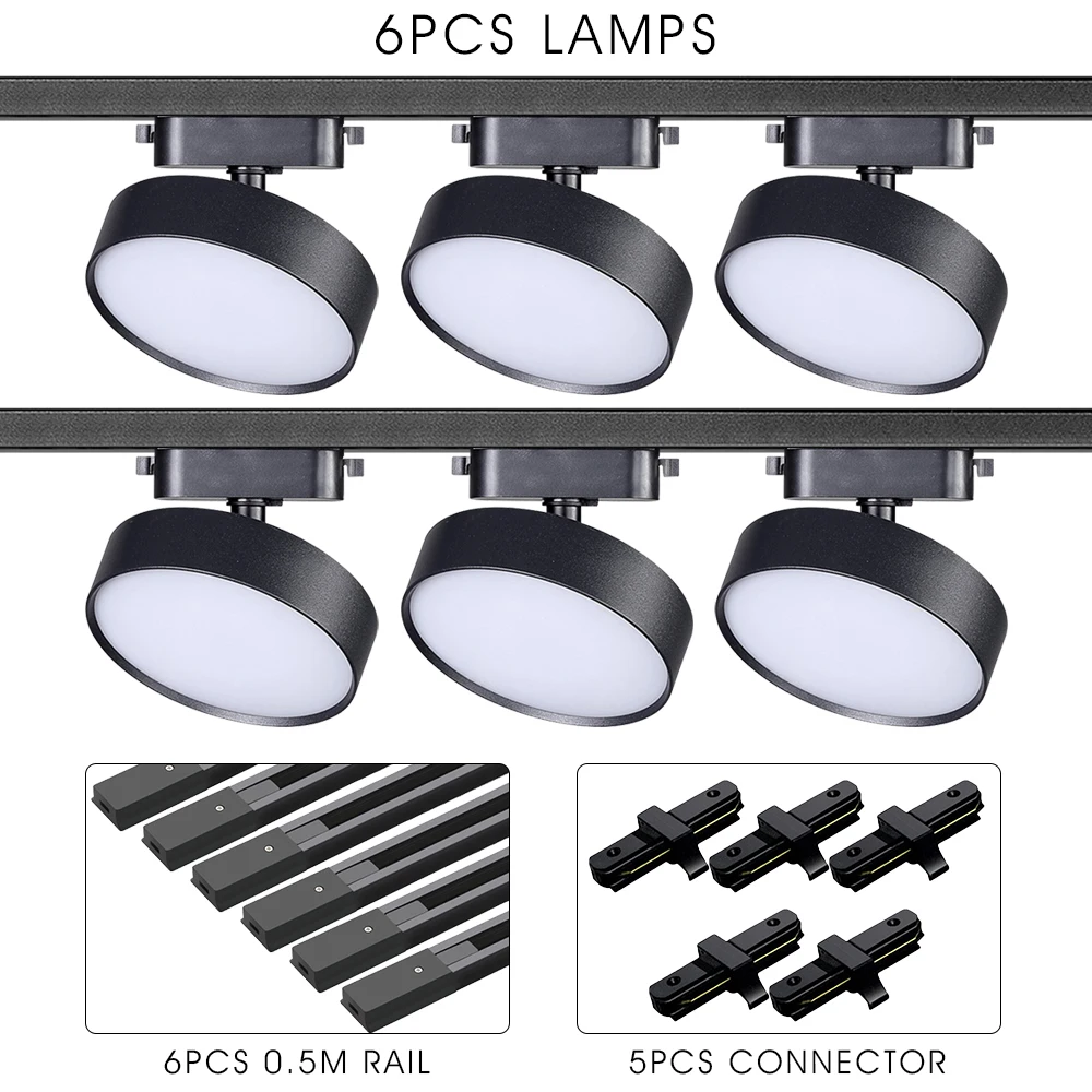 Modern Led Track Light Fixture 18W 12W Spot Light Track Lighting For