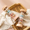 Baby Rain Stick Rainbow Hourglass Rain Music Rattle Baby Montessori Educational Toy Rainmaker for Kids Montessori Sensory Toys 1