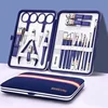 11-13pcs/set Nail Cutter Set Stainless Steel Nail Clippers Set With Folding Bag Manicure Kits Scissors Makeup Beauty Tool 1