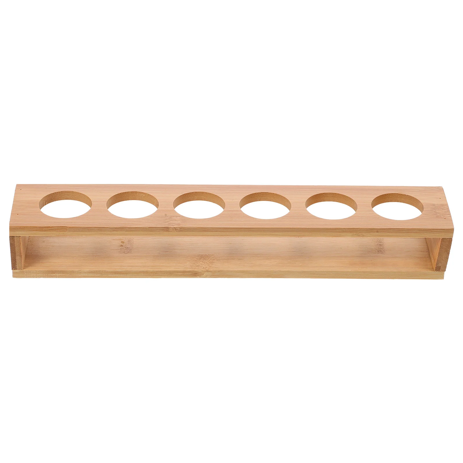

Cup Holder Wooden Cabinet Cups Tray Glass Rack Shot Glasses Display Organizer