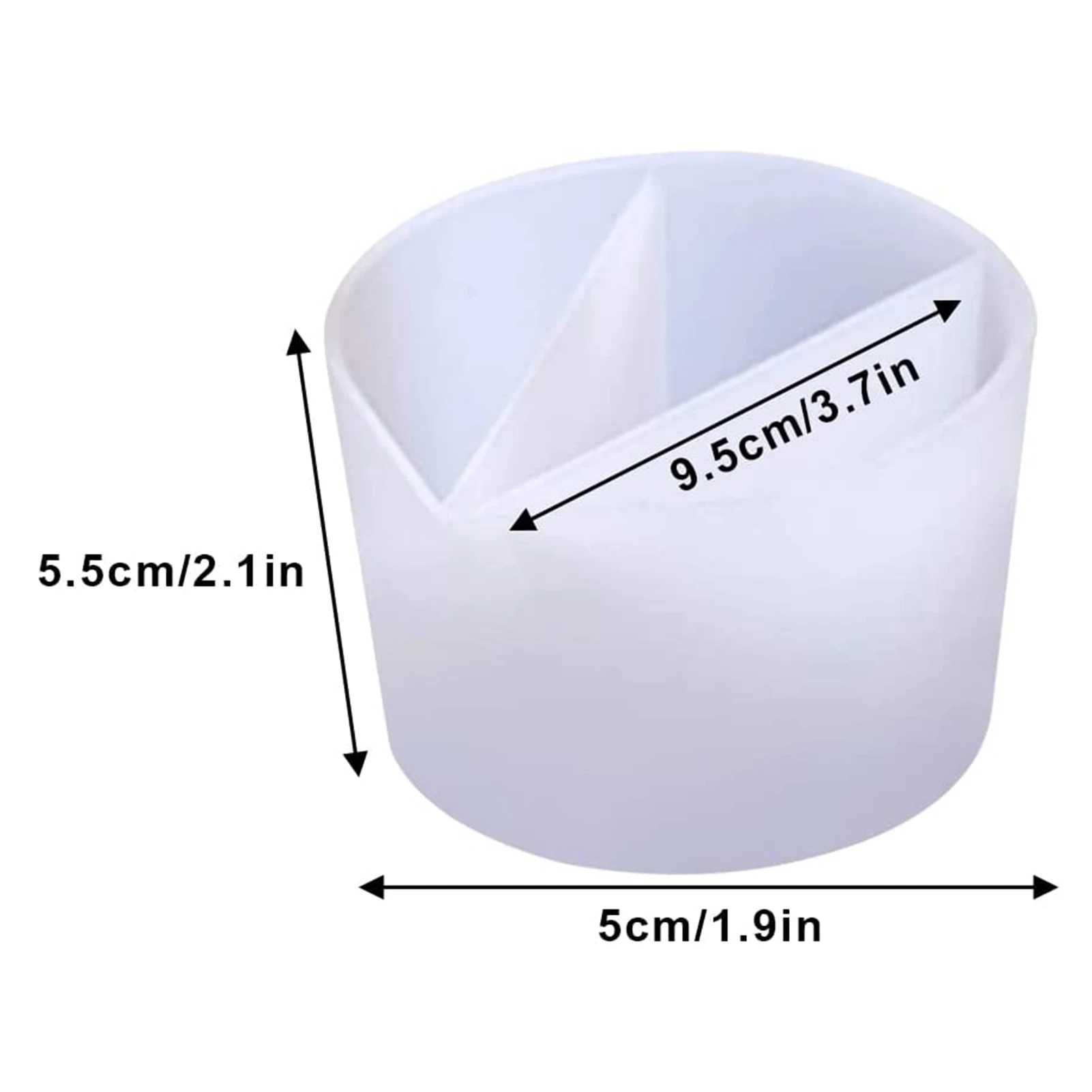 Clear Silicone Epoxy Resin Mixing Cups Dividers Pouring Split Cups Paint Pour Cup For Fluid Art Drawing DIY Making Acrylic Paint