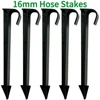 50PCS 16mm 20mm Pipe Hose Holders C-type Groud Stake for 1/2 3/4 PE Tubing Drip Irrigation Garden Water Fittings Brackets 3
