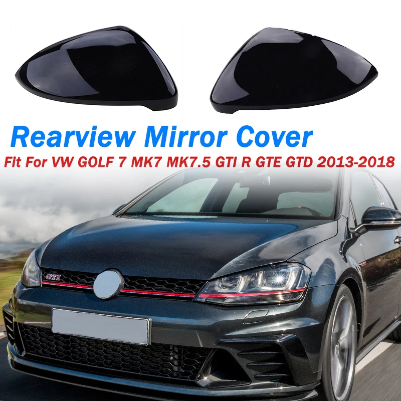 Wing Rearview Mirror Covers Cap for Volkswage VW GTI Golf MK7 E-Golf  SportWagen Alltrack R 5G0 857 538 537 E - AliExpress