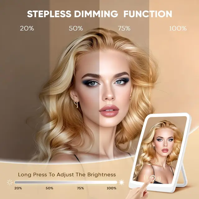 LED Rechargeable Makeup Mirror 4