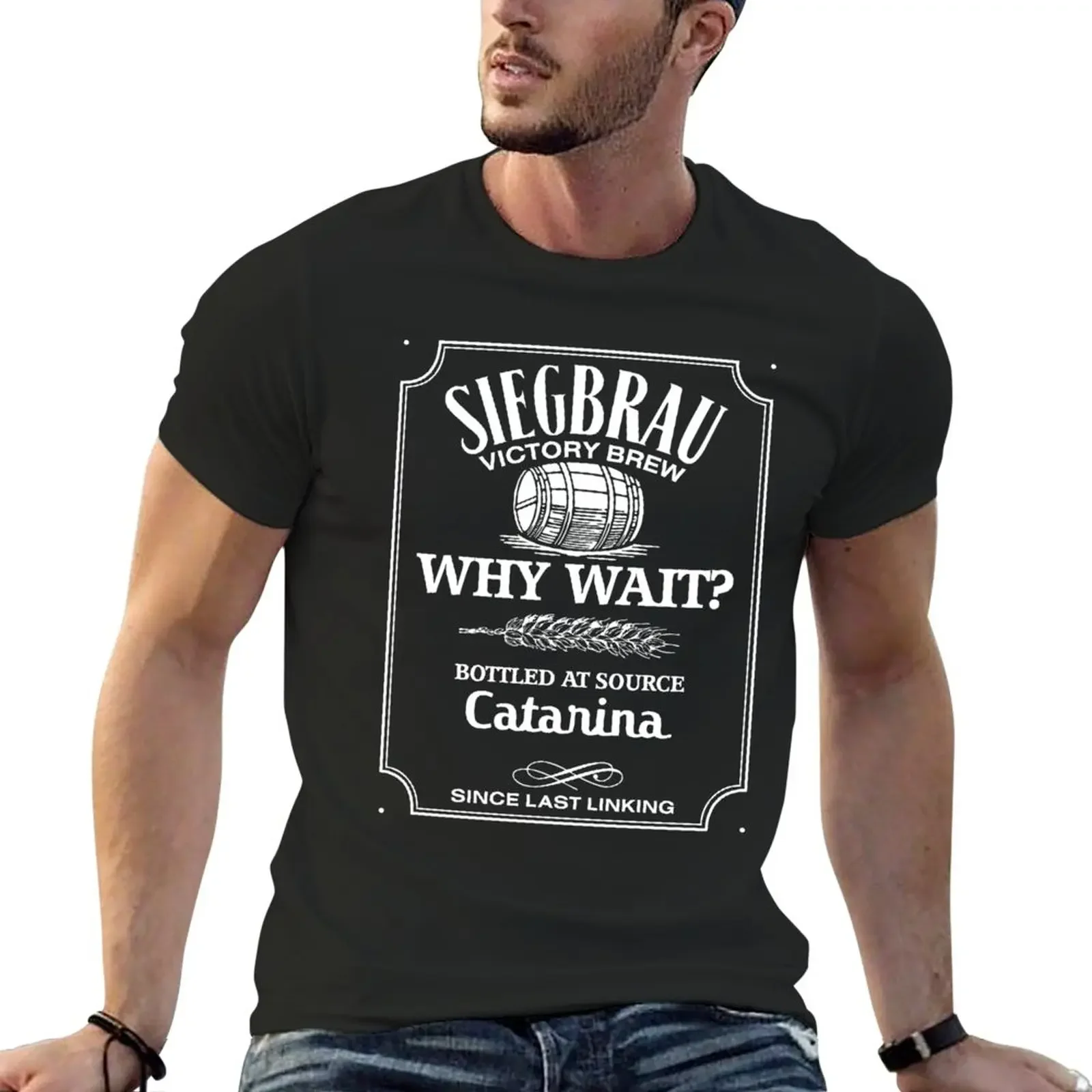 

Siegbrau Whisky - white T-Shirt animal prinfor boys tees fruit of the loom mens t shirts