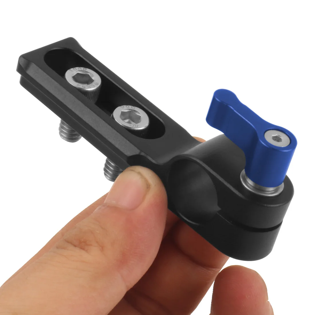 Standard 15mm Single Rod Clamp Quick Release Adapter with NATO Safety Rail 1/4 S