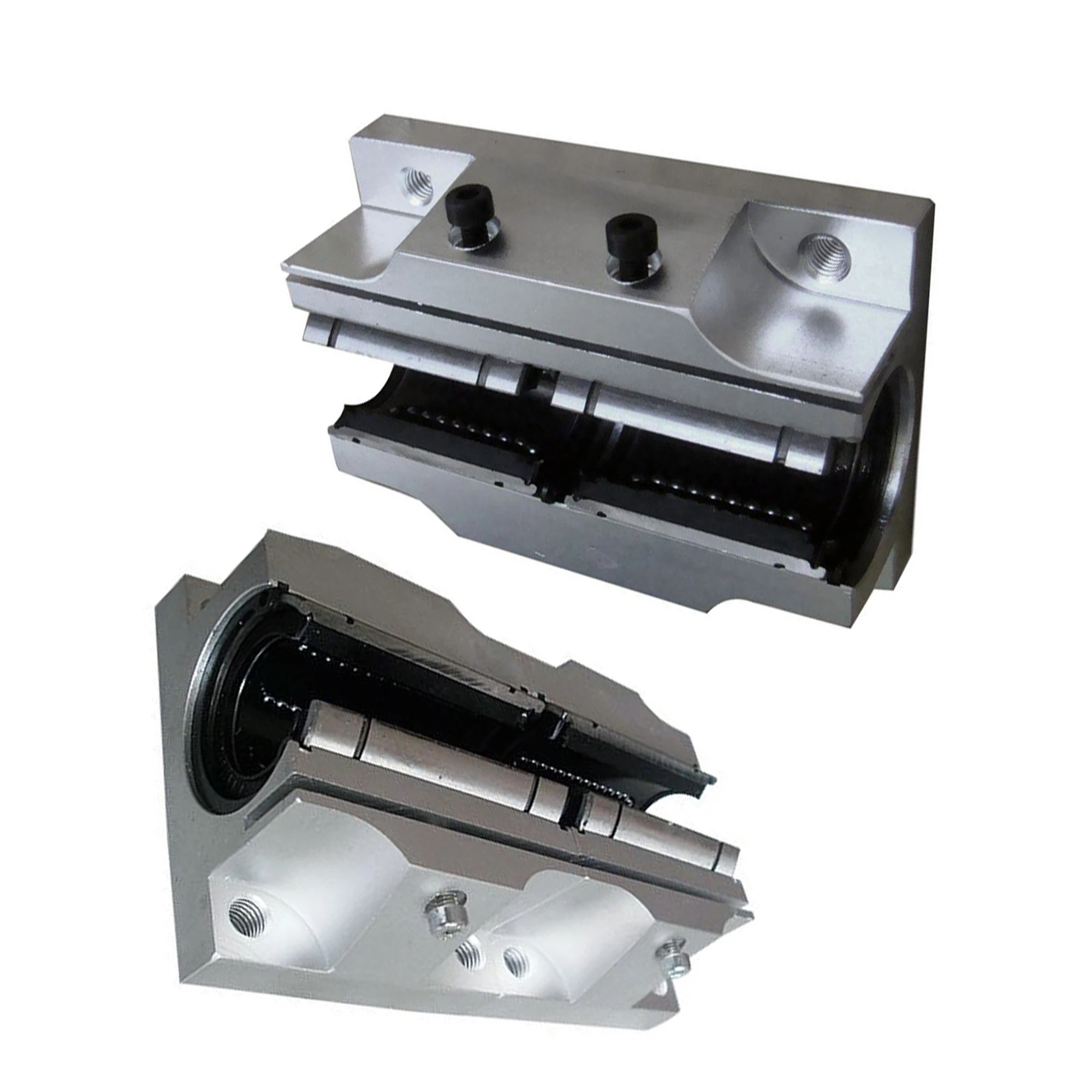 2PCS TBR16L ID=16MM Linear Motion Ball Bearing Slide Block For TBR16 16 MM Guide Rail CNC Parts