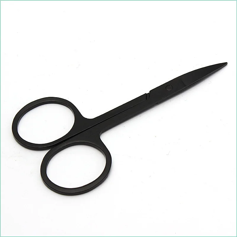 Scissor Professional Scissor Manicure For Nails Eyebrow Nose Eyelash Cuticle Scissors Curved Pedicure Makeup Tool 4