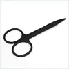 Scissor Professional Scissor Manicure For Nails Eyebrow Nose Eyelash Cuticle Scissors Curved Pedicure Makeup Tool 4