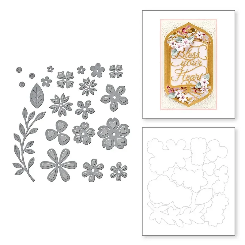 Leaf Shape Metal Cutting Dies For Card Making & Scrapbooking - DIY Paper Craft Supplies