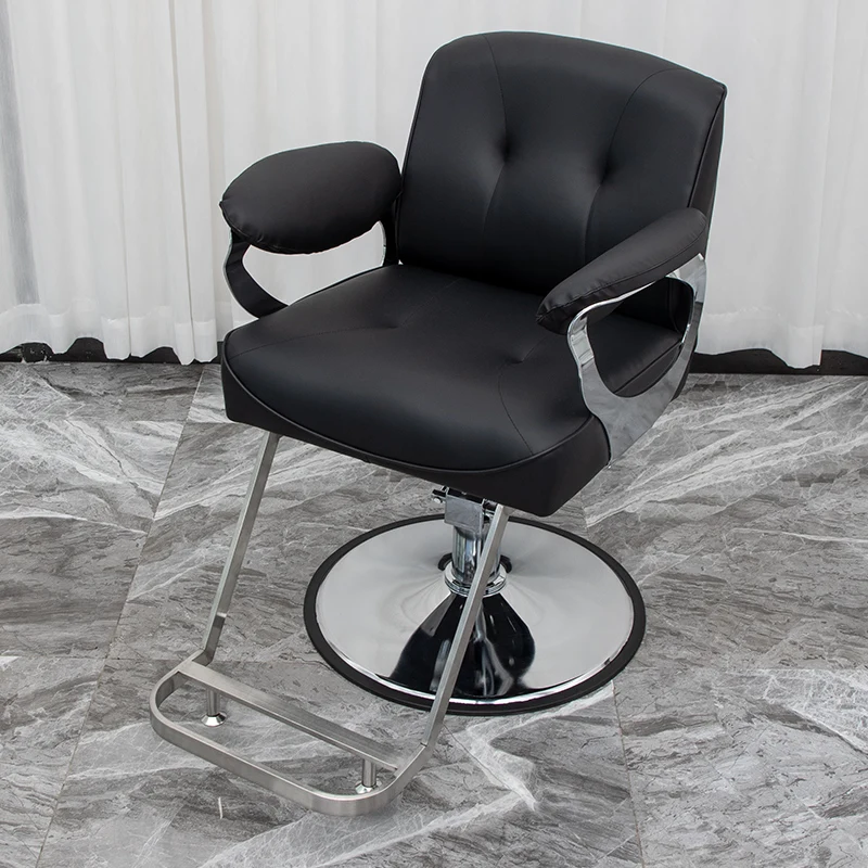 Luxury Barbershop Barber Chairs Hairdressing Swivel Simplicity Adjustable Barber Chairs Speciality Chaise Salon Furniture QF50BC