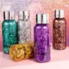 Waterproof Mermaid Body Glitter Gel Long Lasting Liquid Eyeshadow with Large Sequins for Hair and Body Sparkle 6