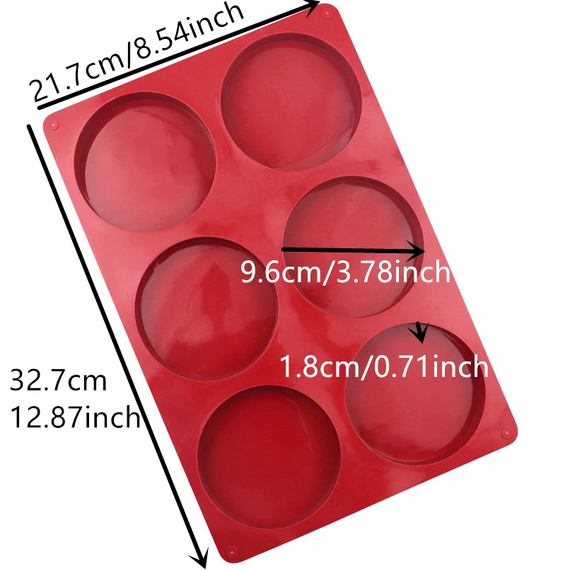Cylinder Silicone Mold for Soap, Jelly, Pudding, Resin, and Chocolate Treats