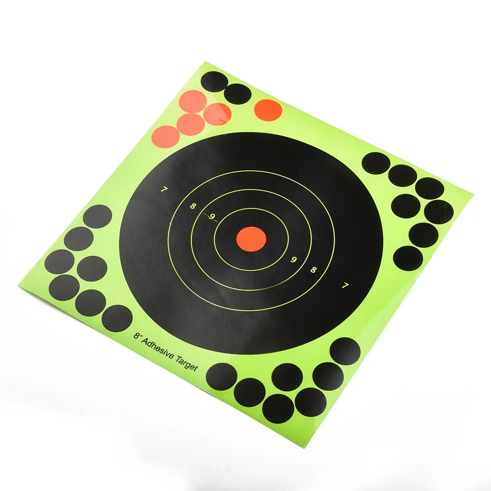 50pcs Target Practice Reactive Glow Shoting Rifle Florescent Papers 111111111111111111111111111111111111111111111111111111111111