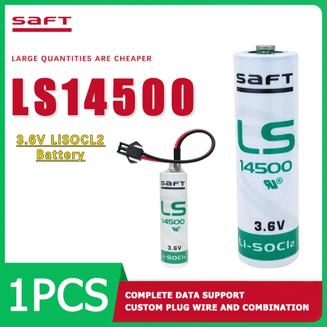 SAFT ls14500 lithium battery for LC Industrial Control Servo