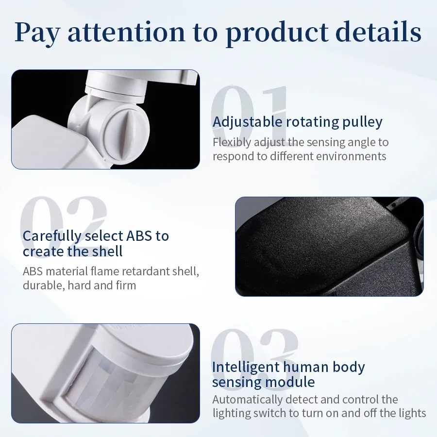 12V PIR Motion Sensor Switch 110-240V Automatic Infrared Human Body Induction Detector Timer for Household Indoor Light Sensor motion sensor pir motion sensor pir sensor switch motion sensor switch