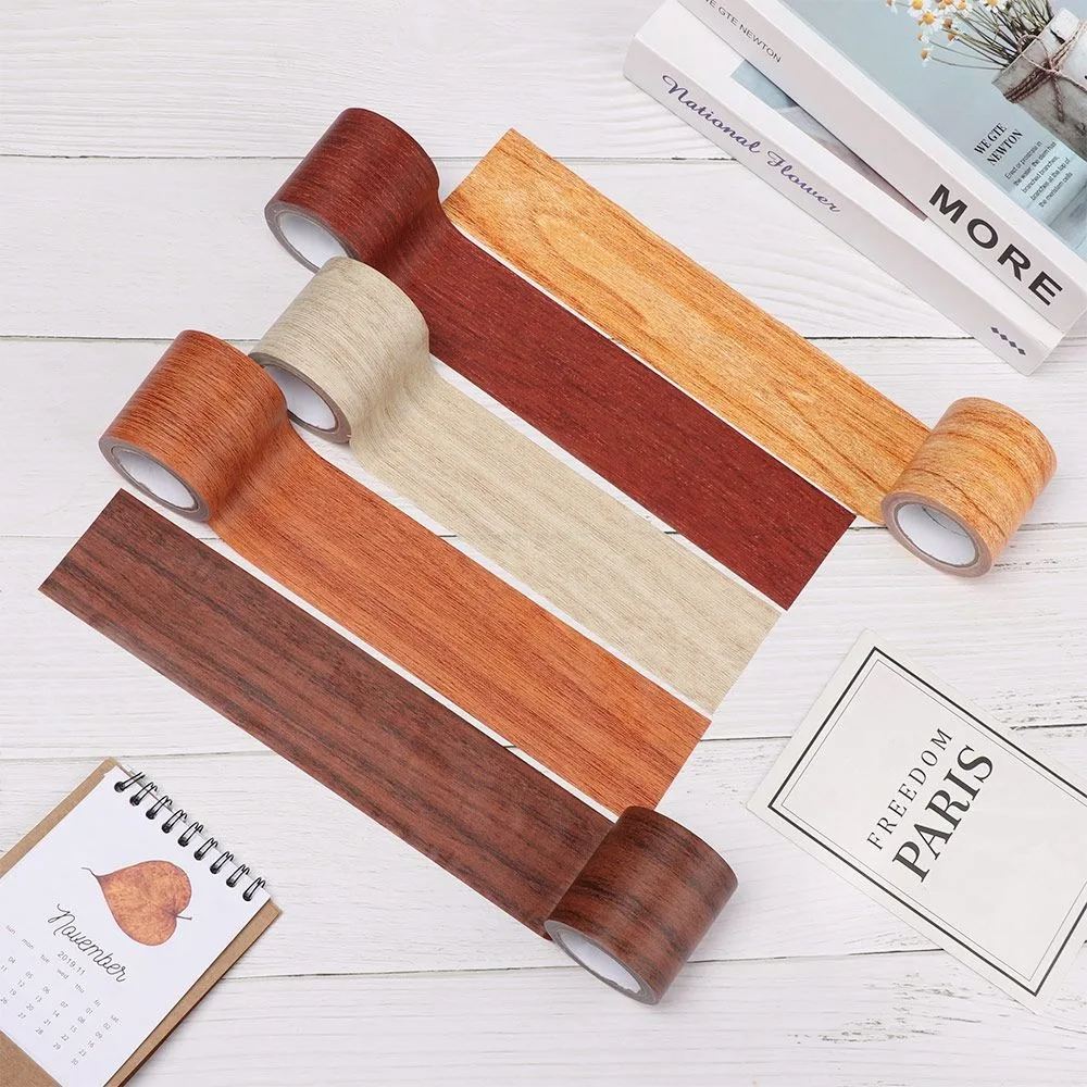Wood Grain Self-Adhesive Skirting & Floor Decor Tape