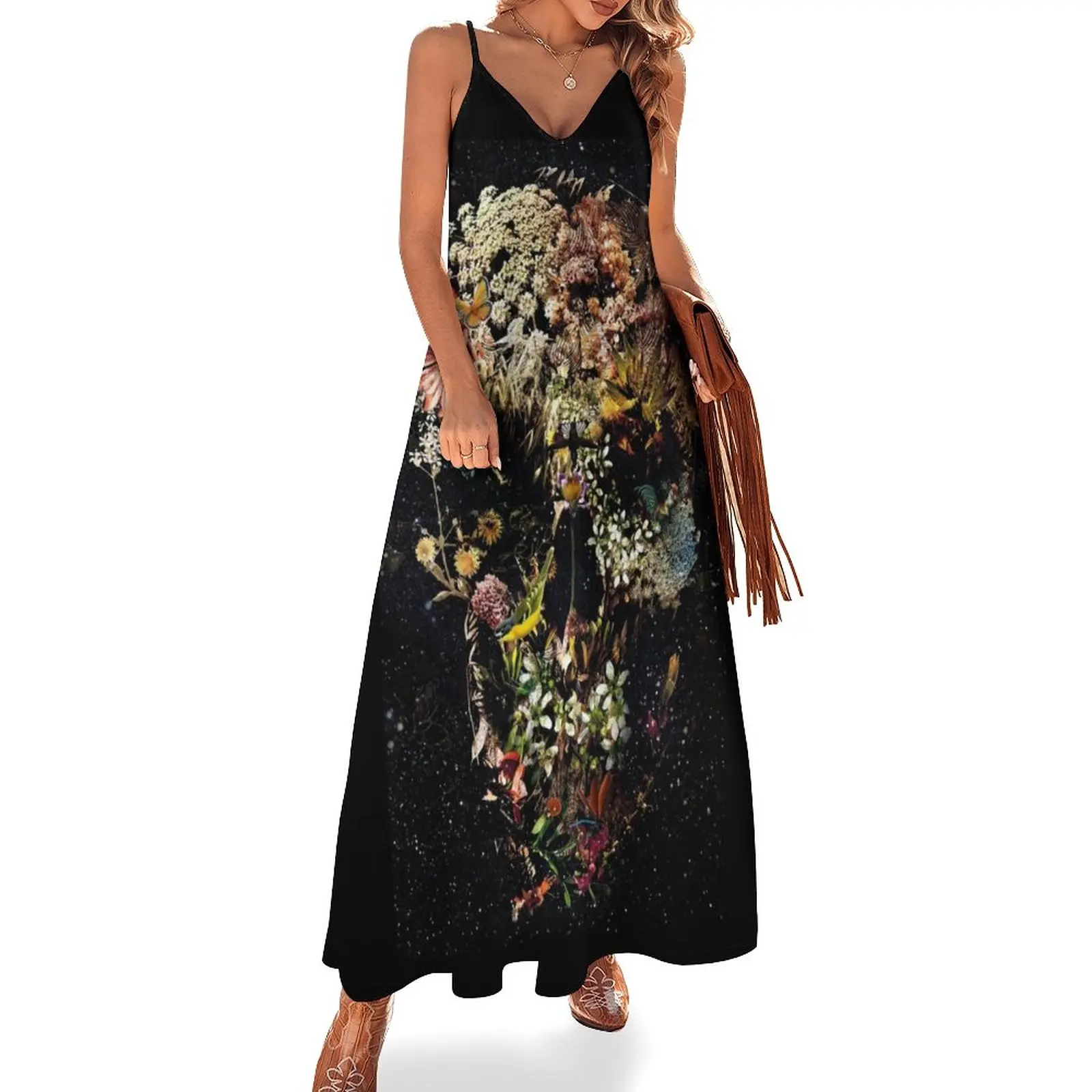 

Smyrna Skull Sleeveless Dress beach dresses women's evening dresses party dresses women luxury women's party dress evening prom