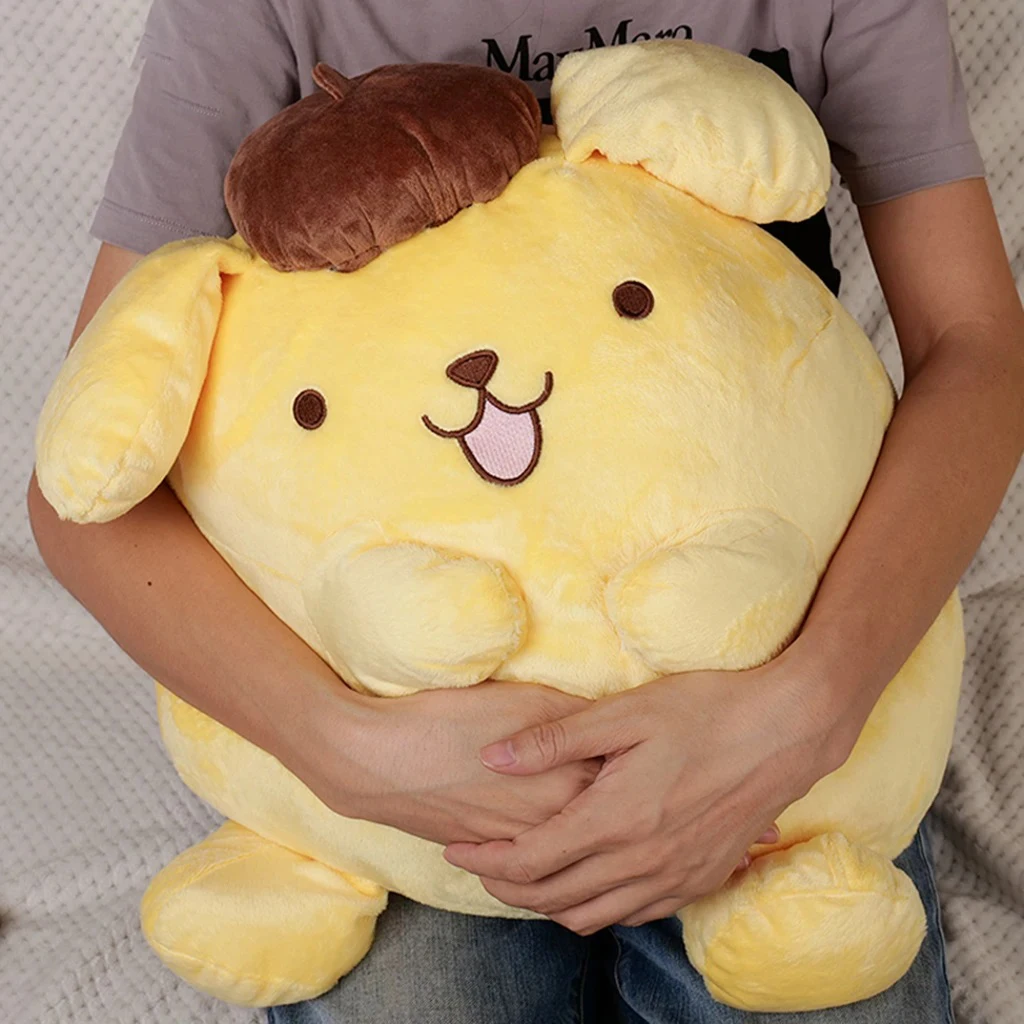 40/50cm Kawaii Pompompurin Stuffed Plush Toys Big Size Lovely Pillow Gift Kids Super Soft Pom Pom Purin Plushie Doll Room Decor