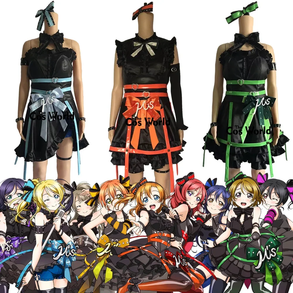 

Love Live SIF 3 Arcade Game 9 Characters Kousaka Honoka Minami Kotori Sonoda Umi Ayase Eli Tojo Nozomi Anime Cosplay Costumes