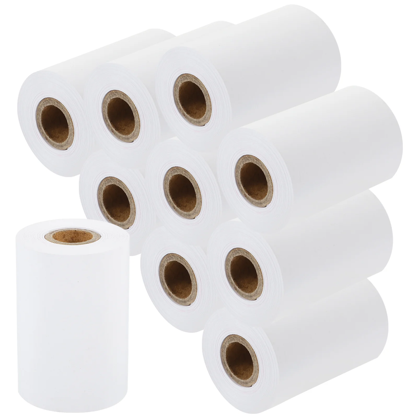 

10 Rolls Thermal Till Rolls Blank Thermal Papers Thermal Paper Roll for Credit Card Machine Retailers