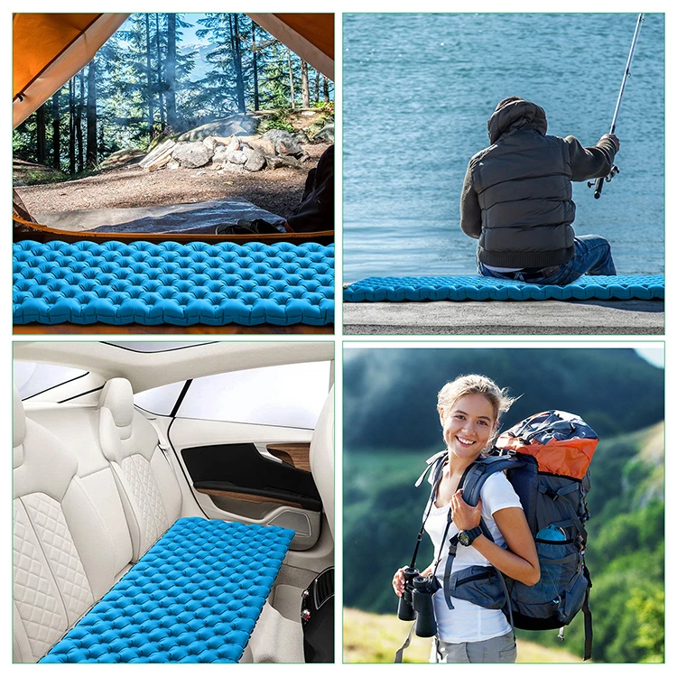 Outdoor Self Inflating Thick Ultralight Air Camping Mat Mattress Sleeping Pad