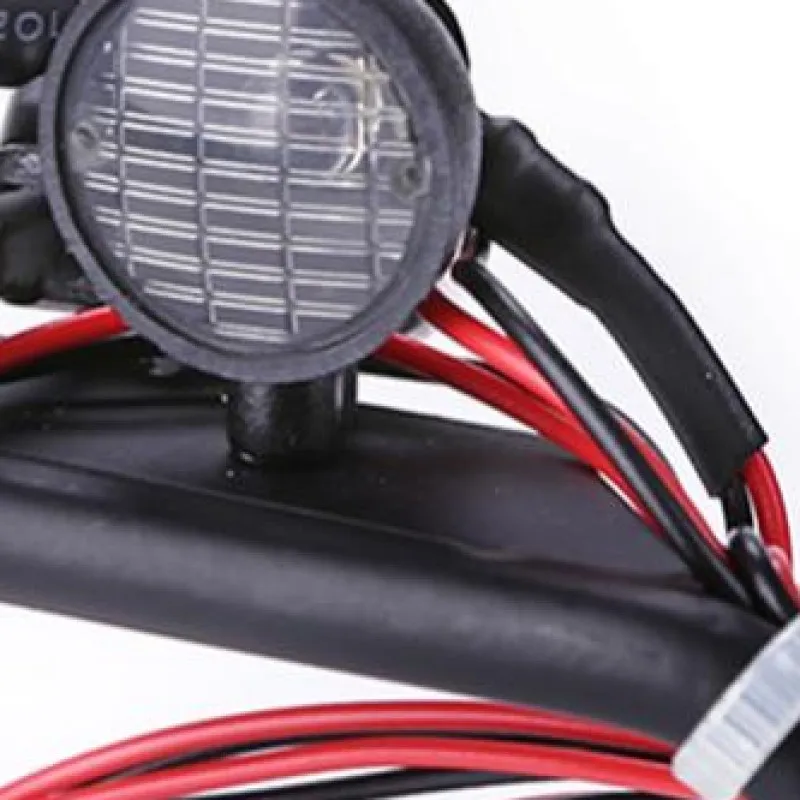 6개의 LED 조명이 있는 금속 롤 케이지 버킷 RC 자동차 루프 랙 롤 케이지..