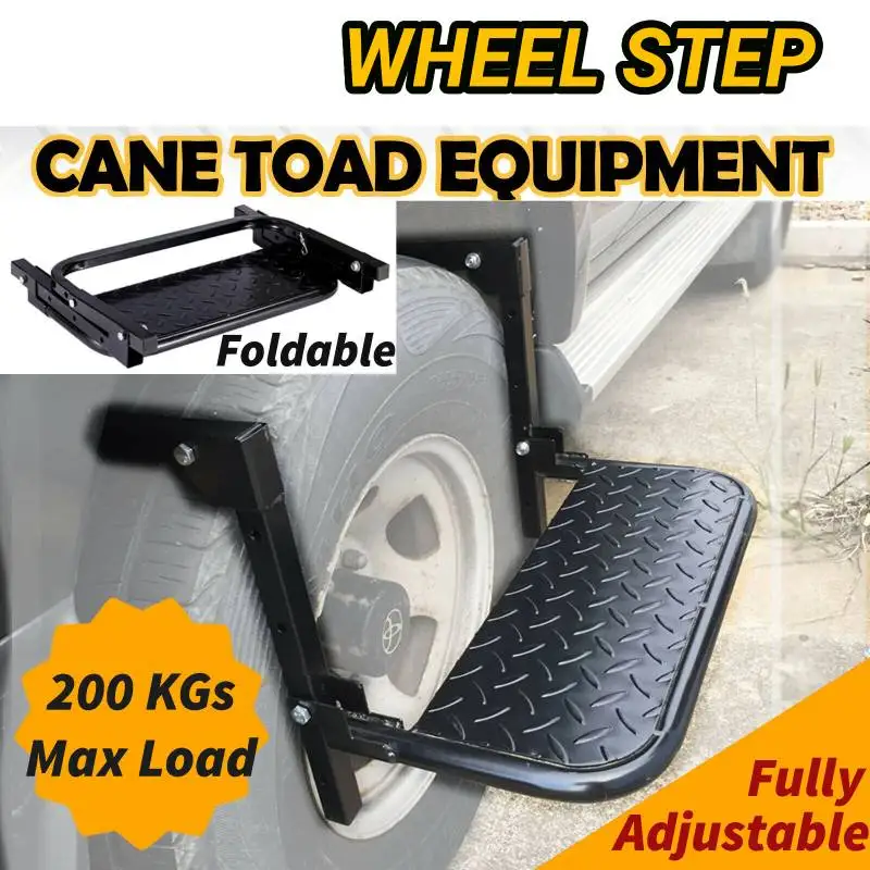 HeavyDutyWheelTireStepsUniversalCarMetalLadderStairsTyre