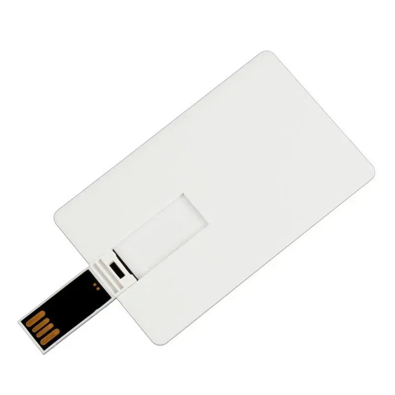 Card Free Logo USB 2.0 Flash Drives Real Capacity Gift Pen Drive Color Printing Memory Stick Laser Engraving 64GB/32G/16G U Disk