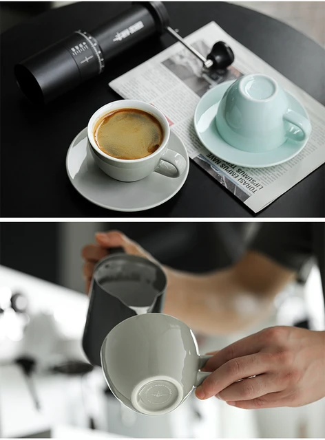 Delicate Coffee Cup Glass Crystal Mug Multicolored Latte Espresso Cups Heat  Resistant Tea Milk Cup Cafe Bar Counter Accessories - AliExpress
