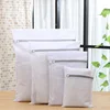 Gray Mesh Laundry Bag Washing Machines Clothes Coarse Net Laundry Basket Zipper Bags Underwear Bra Washing Lingerie Protecting 3