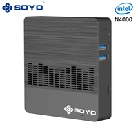 SOYO M2 Mini PC: Powerful 6GB RAM, 64GB EMMC, Intel N4000, Windows 11 - Compact & Ideal for Home, Business & Gaming 1