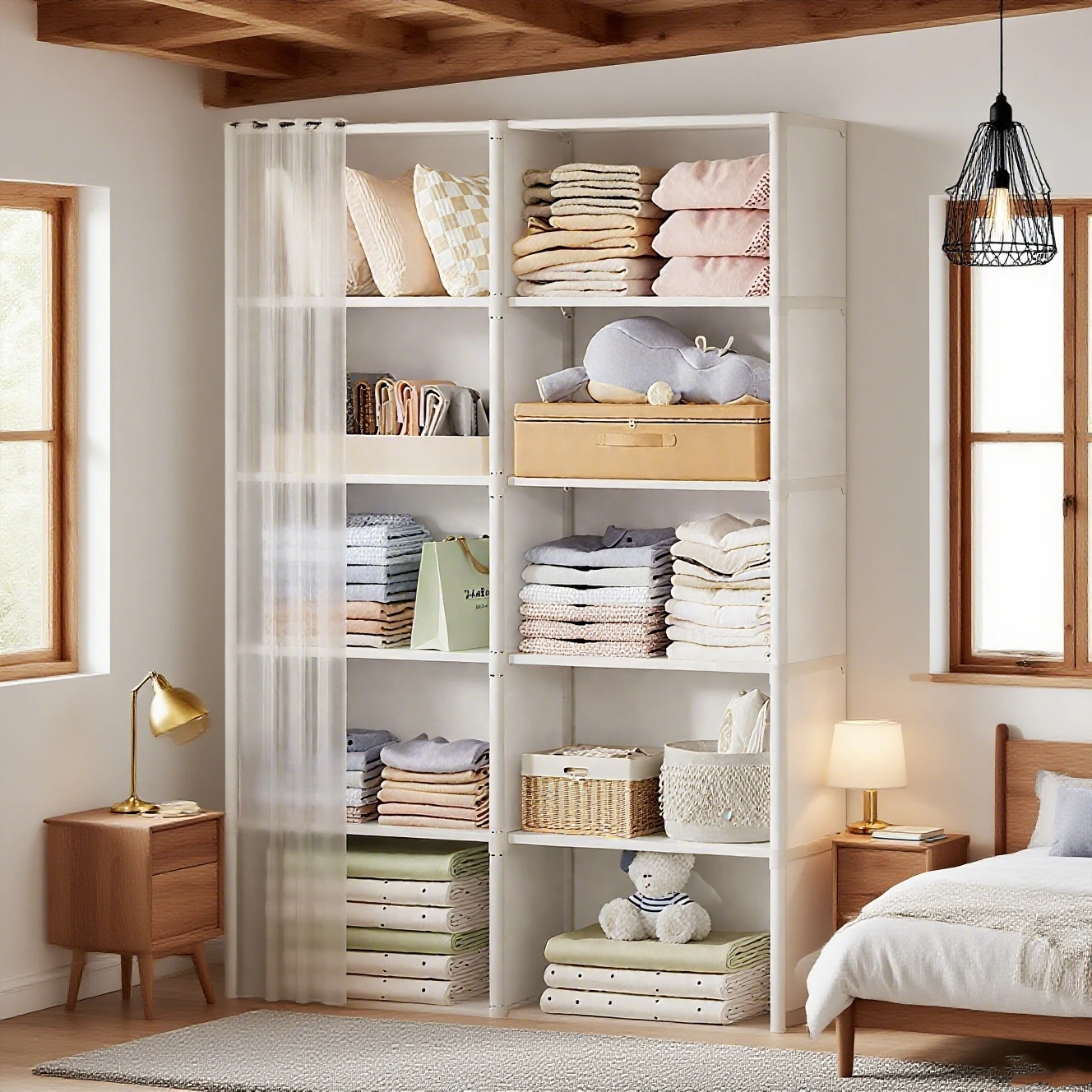 6-Layer Dustproof Wardrobe 1