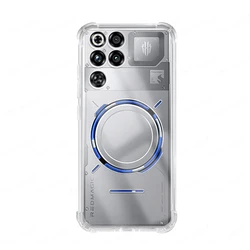 Shockproof Airbag Full Protection TPU Soft Case - Durable and Stylish Protective Cover for ZTE nubia RedMagic 11 Pro+ (Transparent)
