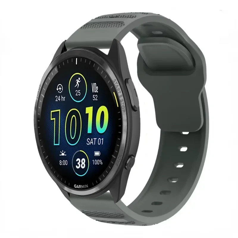 Comfortable & Breathable Silicone Wristband, 20mm/22mm, Replaceable Strap for Smartwatches